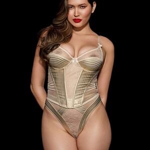 NWT Honey Birdette Marilyn Bustier 34A